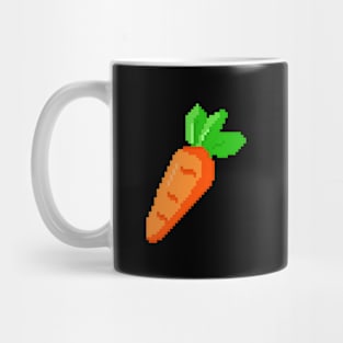 Pixel Art Carrot Mug